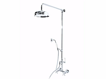 Настенный душевой панель с ручным и верхним душем Chelsea Gentry Home фабрика Gentry Home из Италии