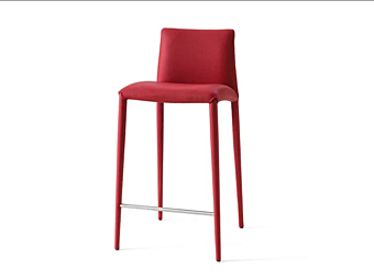 Барный стул с подножкой из металла Eforma Cindy фабрика Eforma из Италии