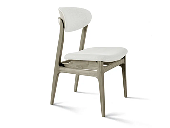 Стул с обитой спинкой из массива ореха DALE Agio C 645 фабрика DALE из Италии