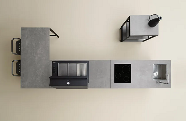 Алюминиевый садовый тележка для уличной кухни VARASCHIN 25230 фабрика VARASCHIN из Италии. Фото №2