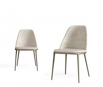 Стул с металлическим основанием, EGO ZEROVENTIQUATTRO Parable EGS420