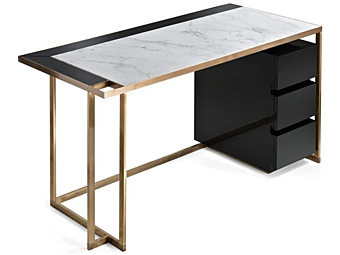 Прямоугольный письменный стол с ящиками из дерева MARIONI Gary 02865 фабрика MARIONI из Италии