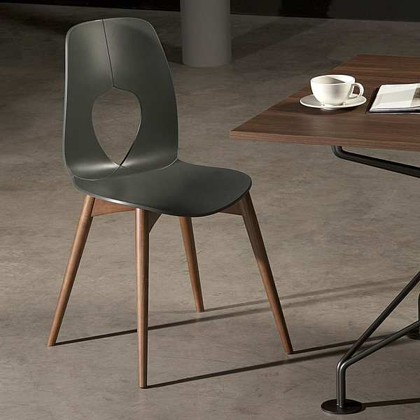Стул TONIN CASA Modern Collection HOLE WOOD - 7227 фабрика TONIN CASA из Италии. Фото №3