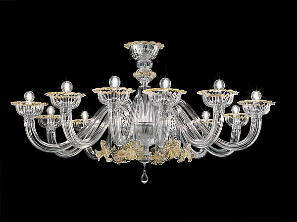Люстра Barovier&Toso Nekhel 5705/12 фабрика Barovier&Toso из Италии. Фото №1