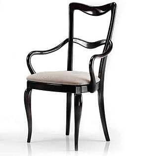 Кресло из массива дерева с мягкой обивкой DECORA ( LCI STILE) MN34L