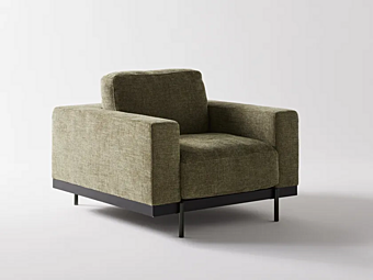 Кресло с подлокотниками из ткани Nube Italia Sailor