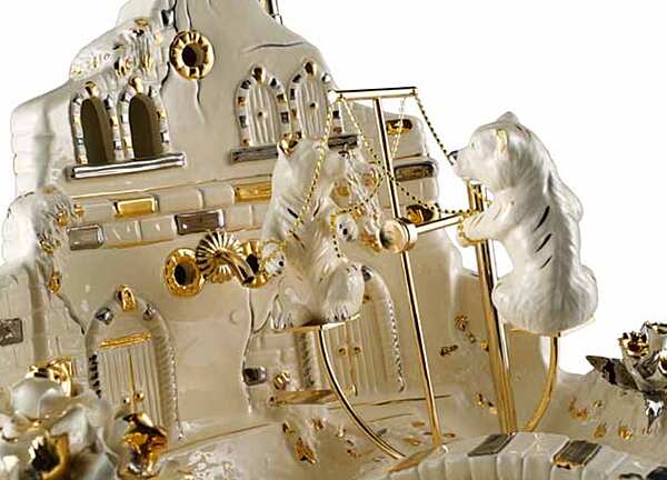 Напольная лампа LORENZON Arte e Ceramica L.651/AVOPLF фабрика LORENZON (F.LLI LORENZON) из Италии. Фото №2
