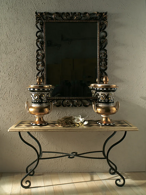 Ваза из керамики ручной работы Moresco L_Antica Deruta MR/1245/55 фабрика L'Antica Deruta из Италии. Фото №2