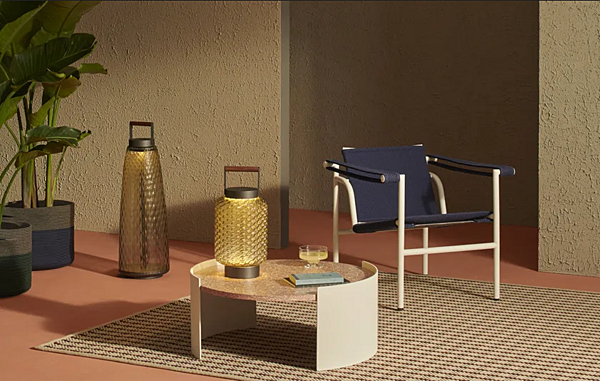 Настольная лампа из blown glass с LED подсветкой для улицы CASSINA Singapore Sling фабрика CASSINA из Италии. Фото №3