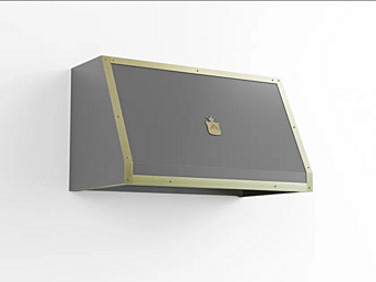 Настенный металлический кухонный вытяжной шкаф с интегрированным освещением Officine Gullo CPD017 CPD017 фабрика Officine Gullo из Италии