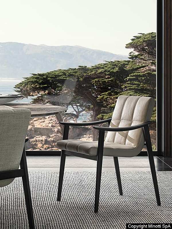 Кресло MINOTTI Fynn фабрика Minotti из Италии. Фото №19