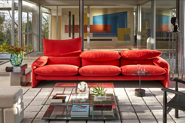 Кофейный столик квадратной формы из стекла CASSINA Mex фабрика CASSINA из Италии. Фото №3