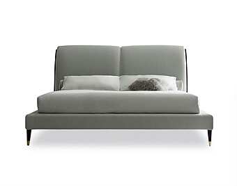 Двуспальная кровать с обитой спинкой из ткани OPERA CONTEMPORARY Iris 42300 Двуспальная кровать с обитой спинкой из ткани OPERA CONTEMPORARY Iris 42300 фабрика OPERA CONTEMPORARY из Италии
