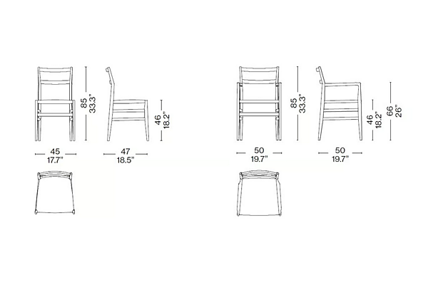 Стул из массива дерева Leggera Pro CASSINA фабрика CASSINA из Италии. Фото №10