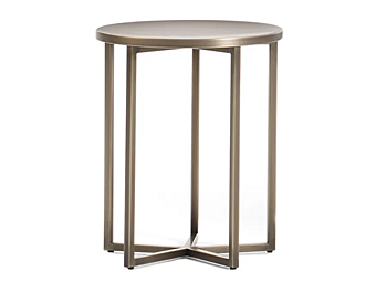 Керамический и металлический боковой столик Elliot Black Tie фабрика Black Tie из Италии