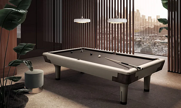 Бильярдный стол из массива дерева с кожаным покрытием I 4 Mariani Roger фабрика i 4 Mariani из Италии. Фото №2