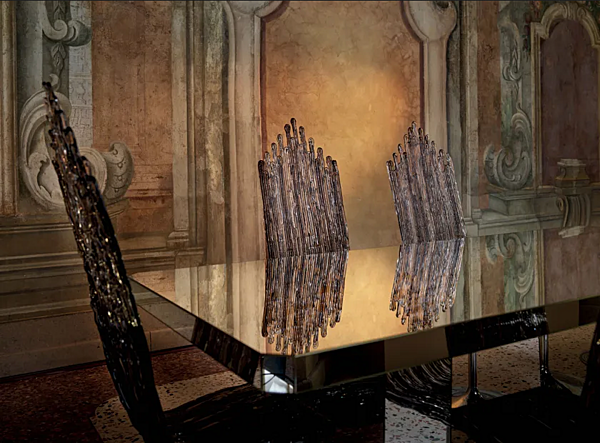 Прямоугольный обеденный стол из дерева Edra Phantom фабрика EDRA из Италии. Фото №3