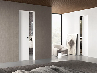 Скрытая раздвижная дверь для внутренней перегородки BARAUSSE Filomuro фабрика BARAUSSE из Италии