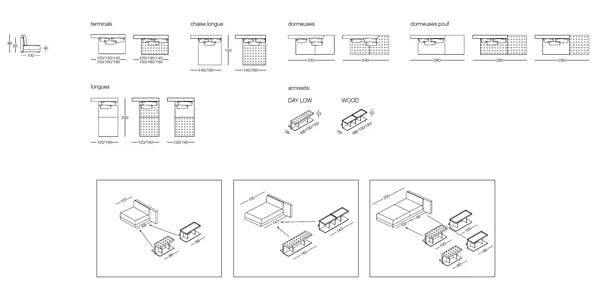 Секционный диван с тканевой обивкой Frigerio Miller 15715 фабрика Frigerio из Италии. Фото №14