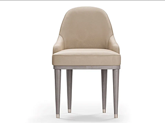 Кресло с обивкой из кожи и подлокотниками CPRN HOMOOD Cocoon C328/E, C328/P