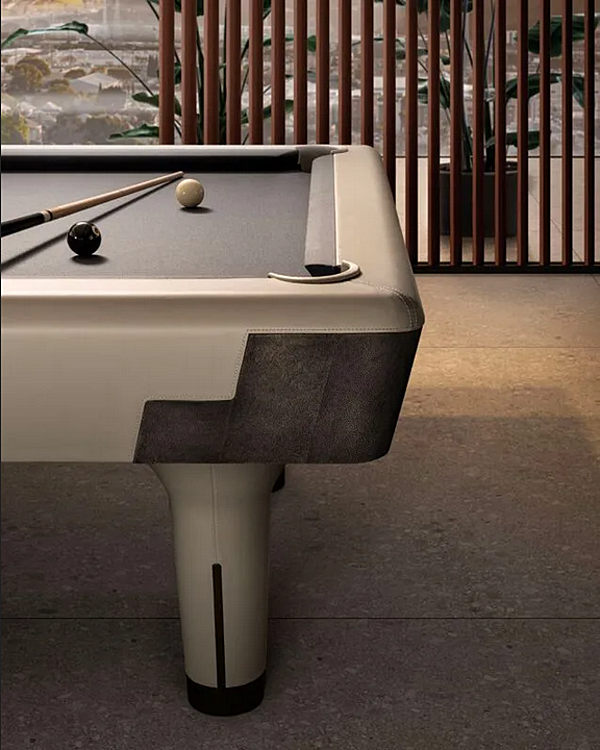 Бильярдный стол из массива дерева с кожаным покрытием I 4 Mariani Roger фабрика i 4 Mariani из Италии. Фото №3