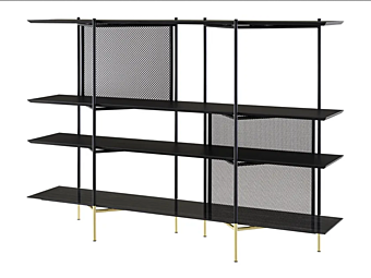 Книжный шкаф из открытого дуба и керамики LIGNE ROSET CLYDE 00BSAS30 фабрика LIGNE ROSET из Италии