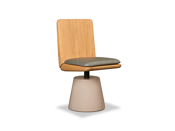 Стул с обивкой из кожи BAXTER Linfa фабрика BAXTER из Италии. Фото №14