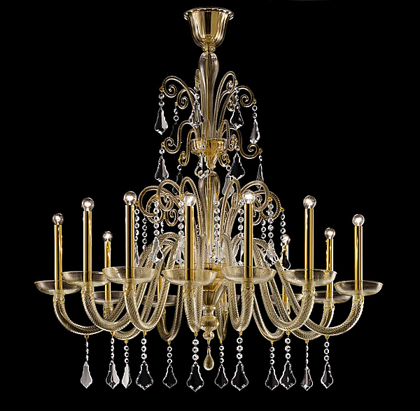 Люстра Barovier&Toso Izmir 5555/24 фабрика Barovier&Toso из Италии. Фото №1