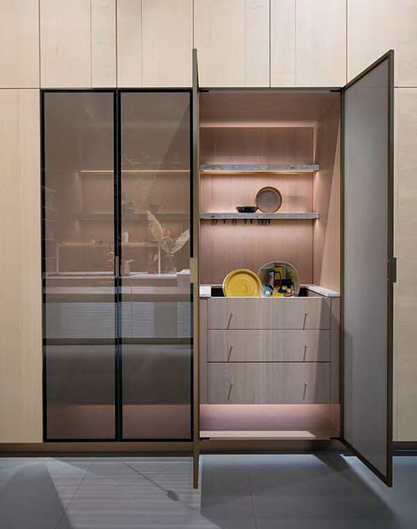 Кухня итальянская современная CESAR CUCINE Intarsio NEWS EUROCUCINA Composition Four фабрика CESAR CUCINE из Италии. Фото №3