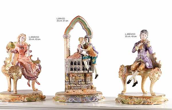 Скульптура LORENZON Arte e Ceramica L.409/D/CO фабрика LORENZON (F.LLI LORENZON) из Италии. Фото №1