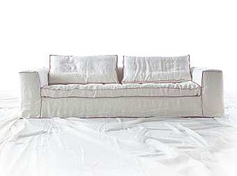 Диван с подлокотниками из ткани ERBA ITALIA Cartabianca