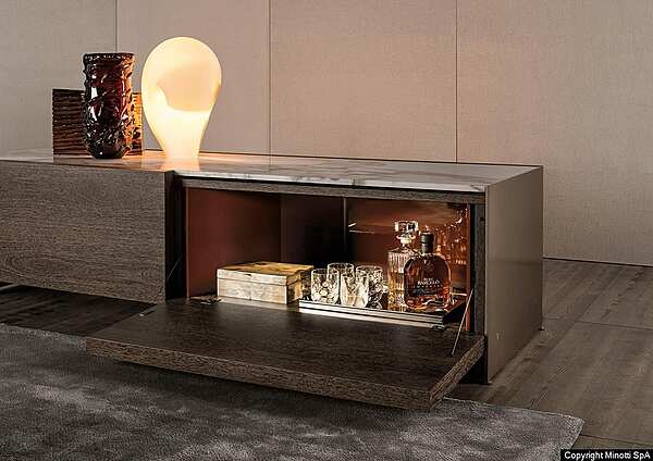 Тумба MINOTTI Carson фабрика Minotti из Италии. Фото №18