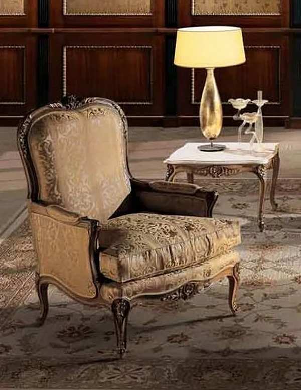 Кресло ANGELO CAPPELLINI SITTINGROOMS Maupassant 232 фабрика ANGELO CAPPELLINI из Италии. Фото №1