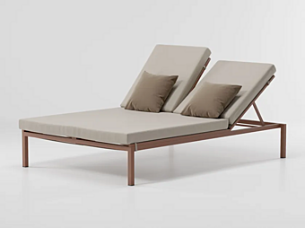 Шезлонг для сада с мягкой спинкой из текстиля KETTAL Landscape KS9401600