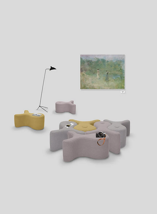 Детский пуф из ткани Fisk Adrenalina FISKPouf фабрика ADRENALINA из Италии. Фото №2