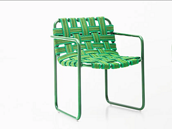 Кресло для сада из порошково окрашенного алюминия PAOLA LENTI Baleari B235DA фабрика PAOLA LENTI из Италии