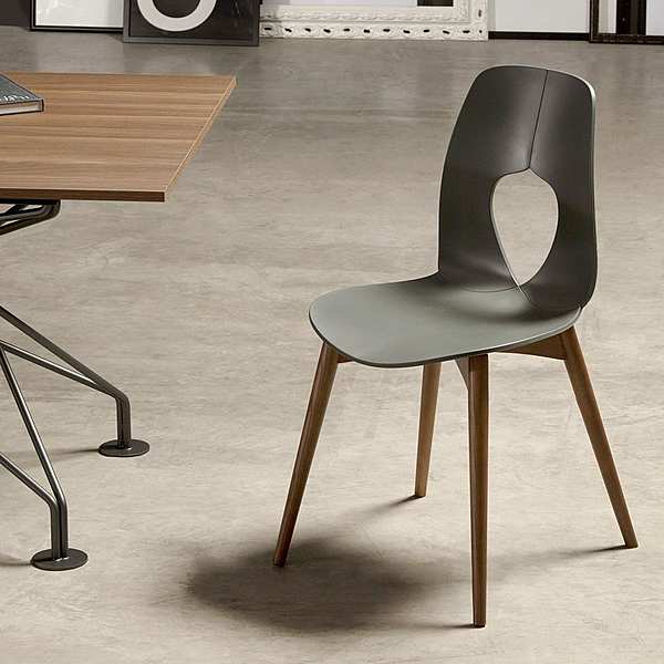 Стул TONIN CASA Modern Collection HOLE WOOD - 7227 фабрика TONIN CASA из Италии. Фото №6