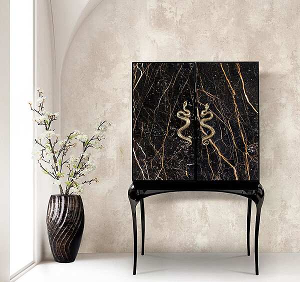 Мраморный Барный Шкаф «Индия Порт Лоран» KOKET KKGP514 фабрика KOKET из Италии. Фото №6