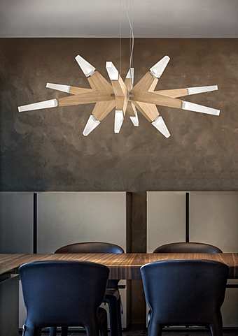 Люстра MASIERO (EMME PI LIGHT) FLASHWOOD S12 90 Люстра MASIERO (EMME PI LIGHT) FLASHWOOD S12 90 фабрика MASIERO (EMME PI LIGHT) из Италии