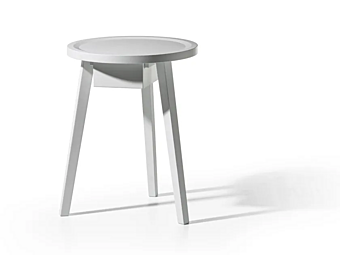 Деревянный кофейный столик с ящиком серый Gervasoni  45 фабрика Gervasoni из Италии