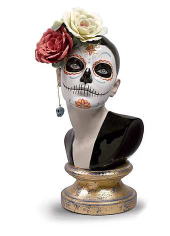 Бюст LLADRO Beautiful Catrina Figurine. Limited Edition