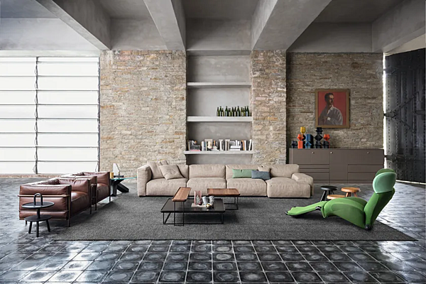 Круглый деревянный кофейный стол CASSINA Reaction Poetique высота 56 см фабрика CASSINA из Италии. Фото №5
