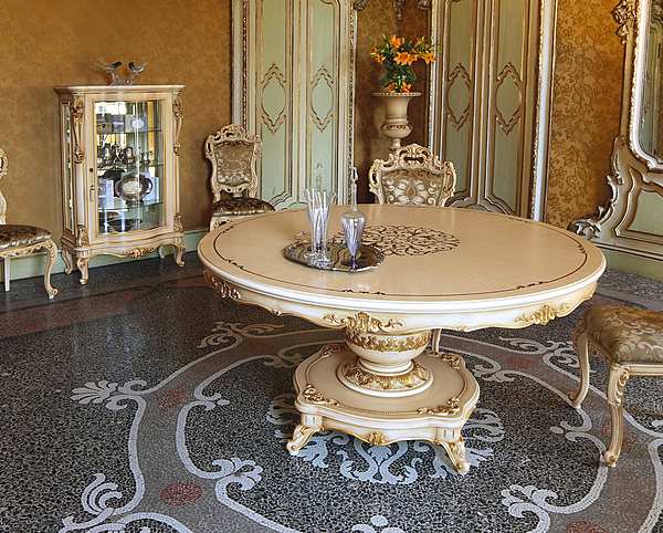 Стол MARZORATI LOUVRE TAVOLO TONDO  фабрика MARZORATI из Италии. Фото №1