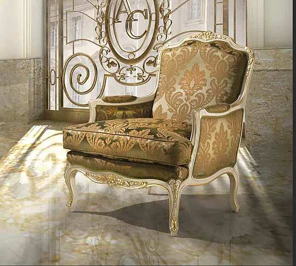 Кресло  ANGELO CAPPELLINI TIMELESS Balzac 1663/B фабрика ANGELO CAPPELLINI из Италии. Фото №1