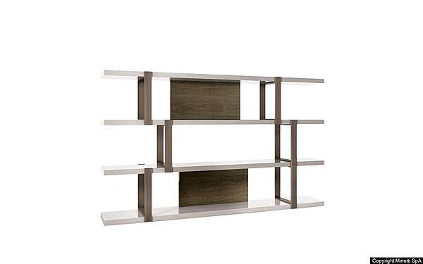 Стеллаж MINOTTI Dalton "Bronze" фабрика Minotti из Италии. Фото №1