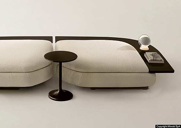 Журнальный стол MINOTTI Taiko nendo фабрика Minotti из Италии. Фото №4
