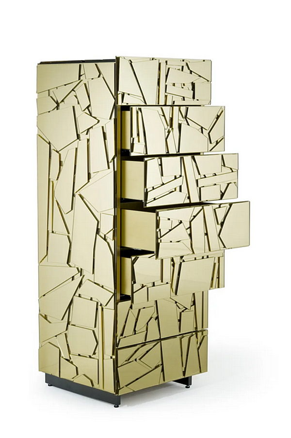 Стеклянный боковой шкаф с дверцами Эдра SCRIGNO фабрика EDRA из Италии. Фото №2