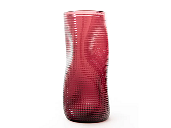Ваза из blown glass кораллового цвета CASSINA 08821, 08823 фабрика CASSINA из Италии