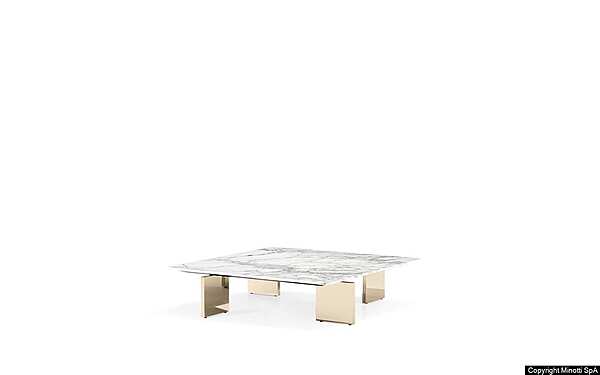 Журнальный стол MINOTTI Yves Coffee Table фабрика Minotti из Италии. Фото №1