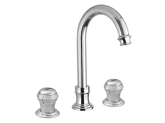 Смеситель для раковины с тремя отверстиями из стали с индивидуальными розетками Olympia Gaia Mobili фабрика GAIA из Италии